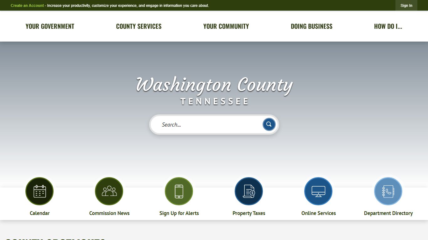 Washington County, TN | Official Website